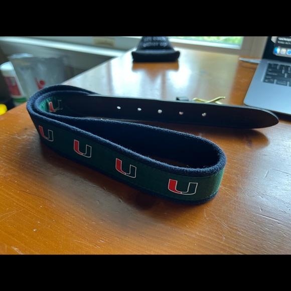 Vineyard Vines Other - Vineyard Vines Miami Hurricanes Belt Length 34